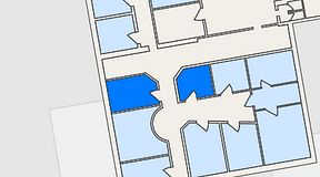 
							Planritning för Växthuset Vasatorpsvägen, 2 privata rum, 24 m²