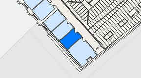 
							Planritning för Banken Coworking, 1 privata rum, 11 m²