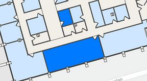 
							Planritning för United Spaces Östra Hamngatan, 2 privata rum, 69 m²