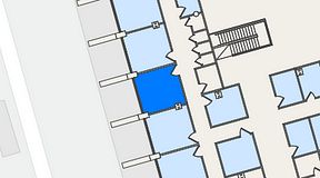 
							Planritning för United Spaces Östra Hamngatan, 1 privata rum, 17 m²