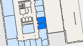 
							Planritning för Spaces Nordenskiöldsgatan, 2 privata rum, 18 m²