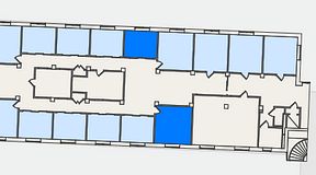 
							Planritning för Regus Triangeln Station, 2 privata rum, 26 m²