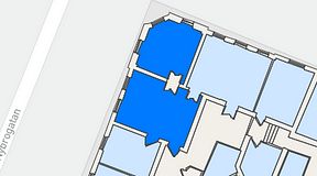 
							Planritning för Nybrogatan Business Center Nybrogatan 34, 1 privata rum, 70 m²
