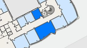 
							Planritning för iOffice Drottninggatan 33, 2 privata rum, 38 m²