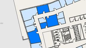 
							Planritning för Mindpark Mölndal, 4 privata rum, 78 m²