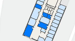 
							Planritning för Växthuset Jägershillgatan, 5 privata rum, 72 m²