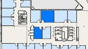 
							Planritning för Convendum Stampgatan 14, 2 privata rum, 31 m²