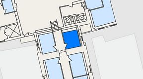 
							Planritning för THE WORKS Ringvägen, 1 privata rum, 13 m²