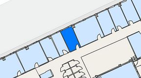 
							Planritning för United Spaces Waterfront Klarabergsviadukten, 1 privata rum, 13 m²