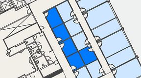 
							Planritning för Convendum Vasagatan 16, 5 privata rum, 47 m²
