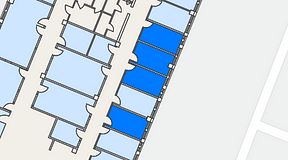 
							Planritning för Växthuset Jägershillgatan, 4 privata rum, 40 m²