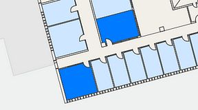 
							Planritning för Regus Lidingö, 2 privata rum, 40 m²