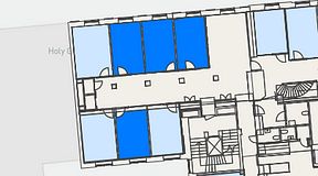 
							Planritning för Convendum Kungsgatan 9, 4 privata rum, 60 m²