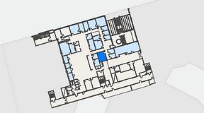 
							Planritning för Flexiwork Hovet, 1 privata rum, 18 m²