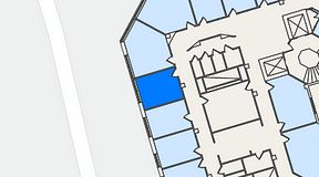 
							Planritning för Regus Odinsgatan 13, 1 privata rum, 14 m²