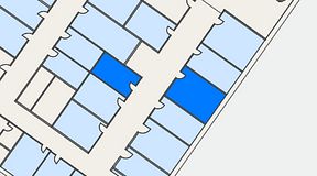 Planritning för Kontoret Alvik, 2 privata rum, 28 m²