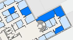 
							Planritning för Regus Kalmar, 5 privata rum, 60 m²