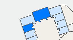 
							Planritning för Quality Office Nacka, 2 privata rum, 33 m²