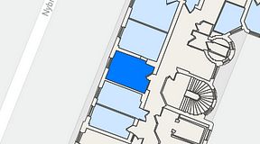 Planritning för Nybrogatan Business Center Nybrogatan 34, 1 privata rum, 18 m²