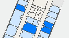 
							Planritning för Växthuset Jägershillgatan, 4 privata rum, 50 m²