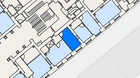 
							Planritning för Spaces Gamla Stan, 1 privata rum, 12 m²