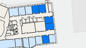 
							Planritning för Regus Saltsjö-Boo, 5 privata rum, 50 m²