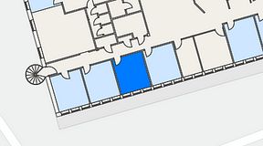 
							Planritning för Regus Spånga, 1 privata rum, 14 m²