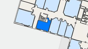 
							Planritning för Quick Office Danderyd, 1 privata rum, 10 m²