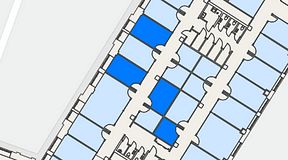 
							Planritning för Convendum Sundbyberg, 4 privata rum, 49 m²