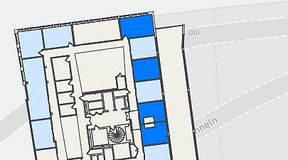 Planritning för Epicenter, 4 privata rum, 114 m²