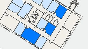 
							Planritning för Convendum Sundbyberg, 3 privata rum, 66 m²