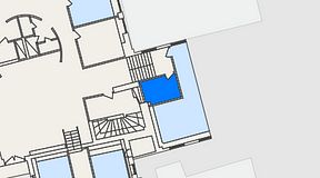 
							Planritning för The Works Ringvägen, 1 privata rum, 7 m²