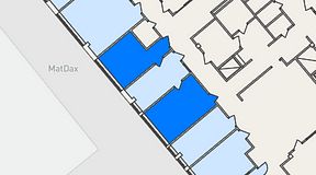 Planritning för Regus Hagsätra, 2 privata rum, 31 m²