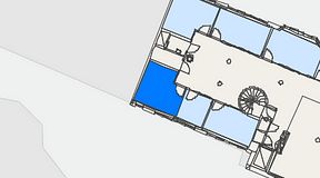 
							Planritning för Convendum Biblioteksgatan 29, 1 privata rum, 16 m²