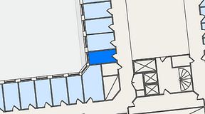 
							Planritning för QuickOffice Kista, 1 privata rum, 9 m²
