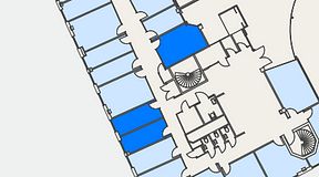 
							Planritning för Genetor K6, 3 privata rum, 35 m²