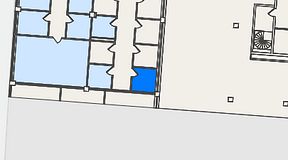 
							Planritning för Kungsholmens Kontorshotell Warfvinges väg, 1 privata rum, 7 m²