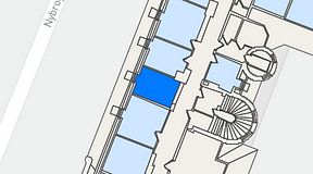 Planritning för Nybrogatan Business Center Nybrogatan 34, 1 privata rum, 14 m²