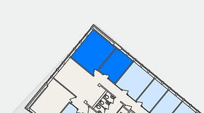 
							Planritning för FASTOFFICE Lidingö Torsvik, 2 privata rum, 35 m²