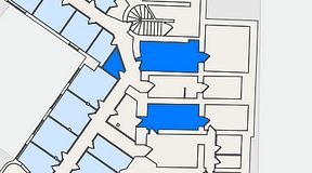 
							Planritning för Entreprenörsgatan Kungsgatan, 3 privata rum, 43 m²