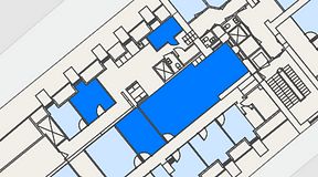 
							Planritning för Spaces Gamla Stan, 4 privata rum, 88 m²