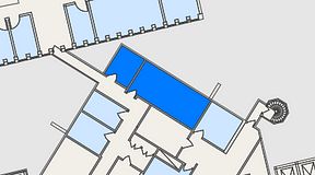 Planritning för Embassy House Medborgarplatsen, 2 privata rum, 40 m²