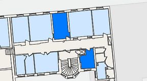 
							Planritning för KG10 Kungsgatan 8, 2 privata rum, 26 m²
