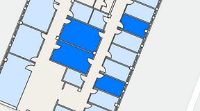 
							Planritning för Växthuset Jägershillgatan, 4 privata rum, 58 m²