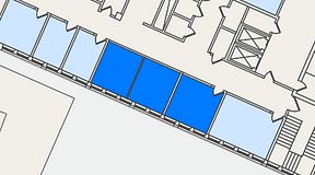 
							Planritning för Sanna Office Hub, 3 privata rum, 50 m²