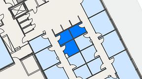 
							Planritning för Spaces Hyllie Vista, 3 privata rum, 23 m²