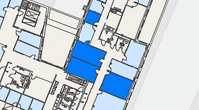 
							Planritning för Regus Östermalmstorg, 4 privata rum, 75 m²