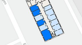
							Planritning för Easy Office Bromma, 4 privata rum, 70 m²