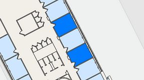 
							Planritning för Convendum Drottninggatan, 2 privata rum, 30 m²