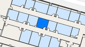 
							Planritning för Spaces Umami Park Sundbyberg, 1 privata rum, 14 m²